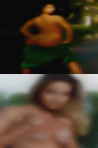 Steamy women make out horny session.